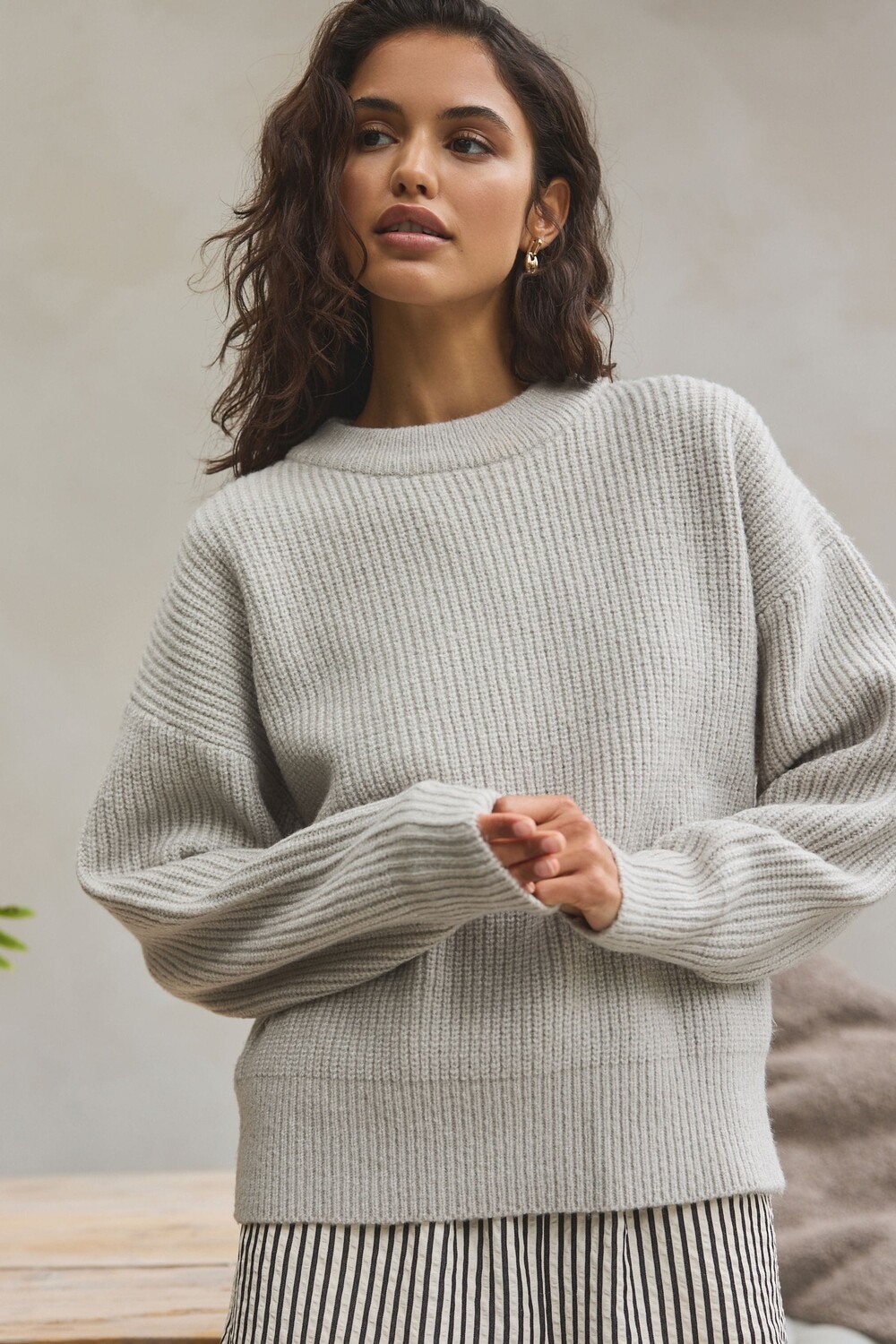 Вязаный джемпер Next, серый
Вязаный джемпер Next, серый