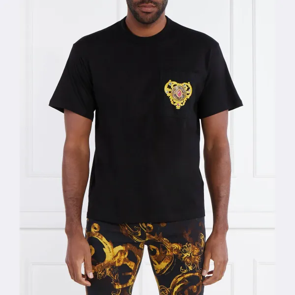 Футболка стандартного кроя Versace, черный
Футболка стандартного кроя Versace, черный