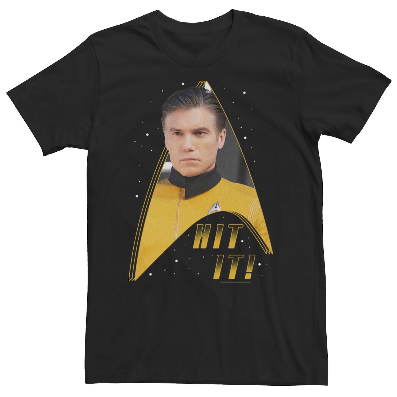 Мужской «Звездный путь: Дискавери» Капитан Пайк попал в цель! тройник Licensed Character
Мужской «Звездный путь: Дискавери» Капитан Пайк попал в цель! тройник Licensed Character