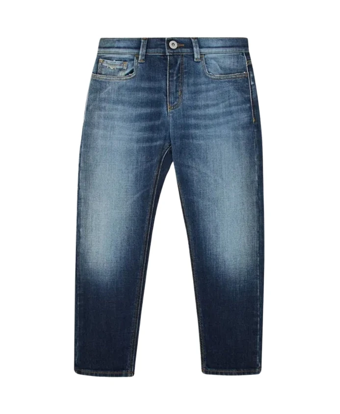 Джинсовые пятикарманные брюки легкие летние Armani, синий
Джинсовые пятикарманные брюки легкие летние Armani, синий