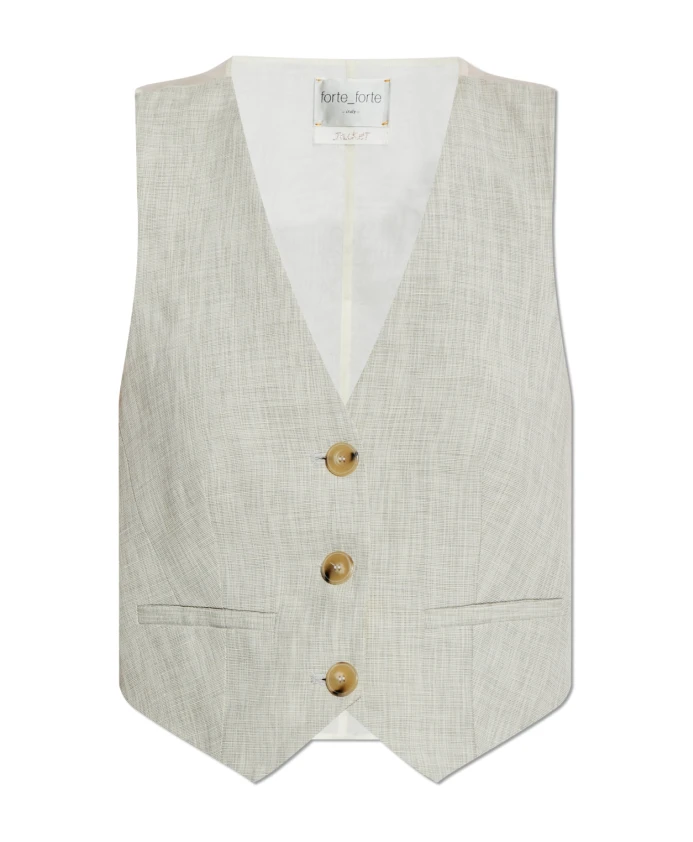 Жилет с карманами Forte Forte, серый
Жилет с карманами Forte Forte, серый