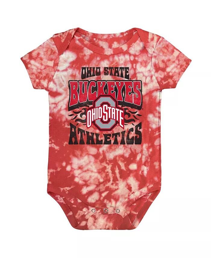Боди для новорожденных и младенцев для мальчиков и девочек Scarlet Ohio State Buckeyes Lil Rocker Tie-Dye Outerstuff
Боди для новорожденных и младенцев для мальчиков и девочек Scarlet Ohio State Buckeyes Lil Rocker Tie-Dye Outerstuff