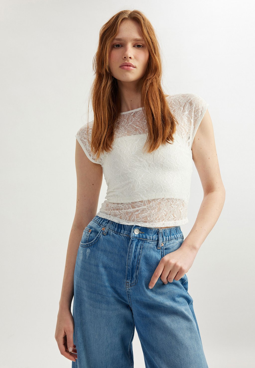 Блуза Koton, кремовый
Блуза Koton, кремовый