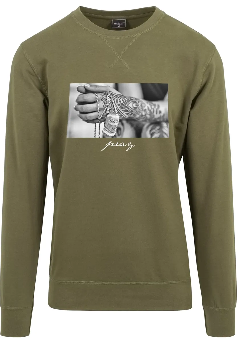Свитер MisterTee с круглым вырезом "MisterTee Men's Pray 2.0 Crewneck", оливковый
Свитер MisterTee с круглым вырезом "MisterTee Men's Pray 2.0 Crewneck", оливковый