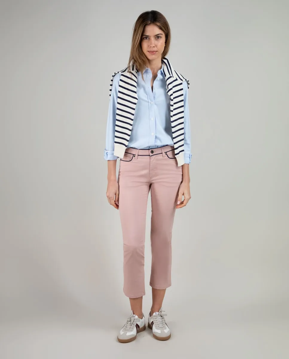 Женские 5-карманные простые брюки El Ganso, розовый
Женские 5-карманные простые брюки El Ganso, розовый