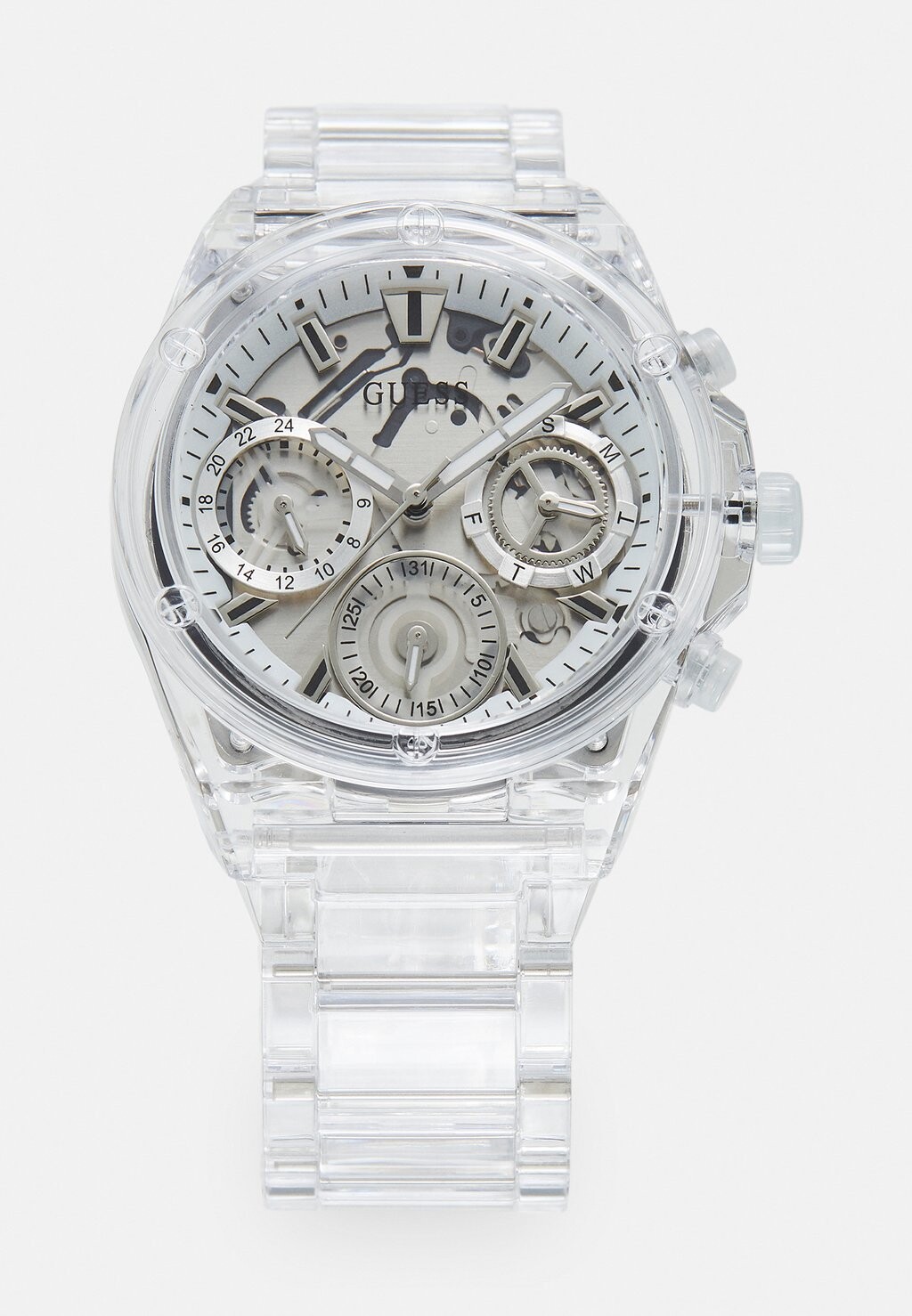 Часы ATHENA Guess, цвет clear transparent
Часы ATHENA Guess, цвет clear transparent