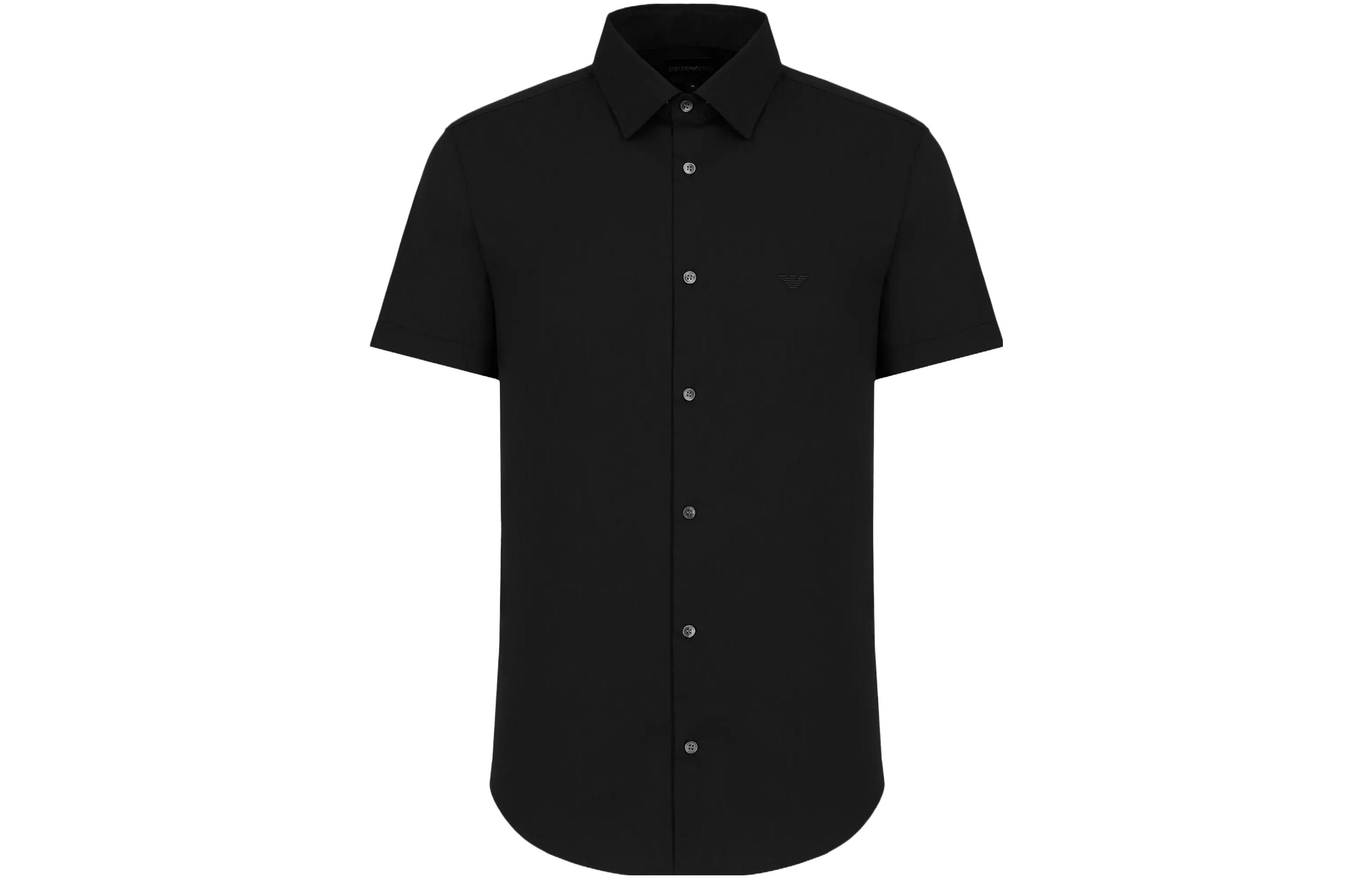 Рубашка Short sleeved Stretch Nylon blend Shirt EMPORIO ARMANI, черный
Рубашка Short sleeved Stretch Nylon blend Shirt EMPORIO ARMANI, черный