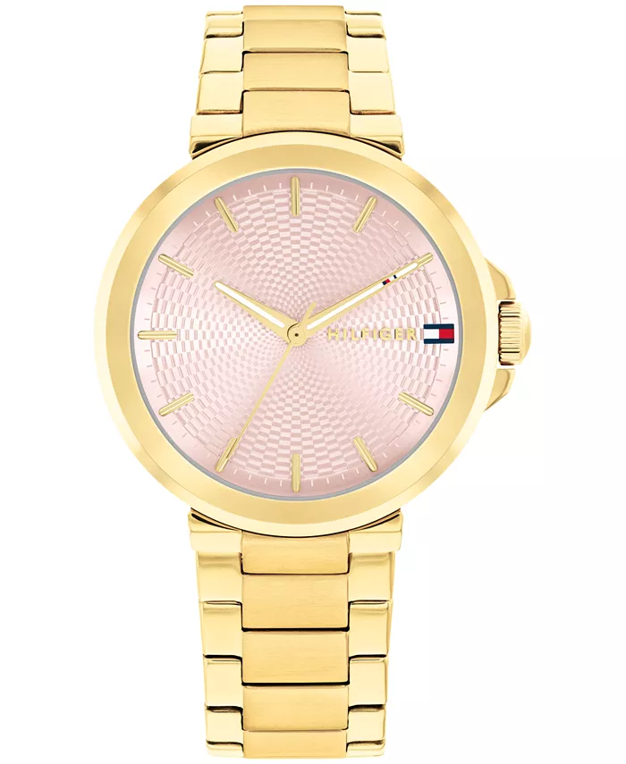 Женские часы-браслет Quartz с позолоченным корпусом из нержавеющей стали, 34 мм Tommy Hilfiger
Женские часы-браслет Quartz с позолоченным корпусом из нержавеющей стали, 34 мм Tommy Hilfiger