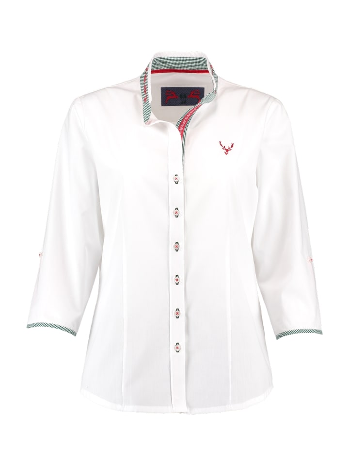 Традиционная блузка 450004-3684 в бело-зеленом цвете OS-Trachten
Традиционная блузка 450004-3684 в бело-зеленом цвете OS-Trachten