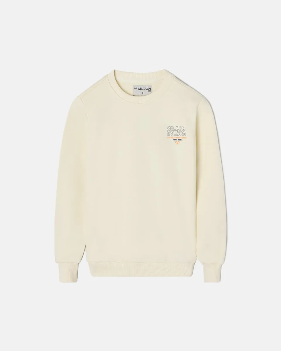Детская толстовка "Island" с круглым вырезом Silbon, кремовый
Детская толстовка "Island" с круглым вырезом Silbon, кремовый