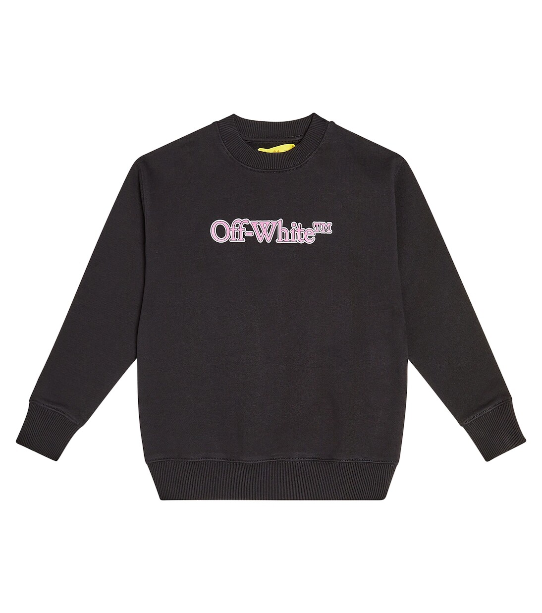 Толстовка большого размера из хлопкового джерси с книжным узором Off-White Kids, черный
Толстовка большого размера из хлопкового джерси с книжным узором Off-White Kids, черный