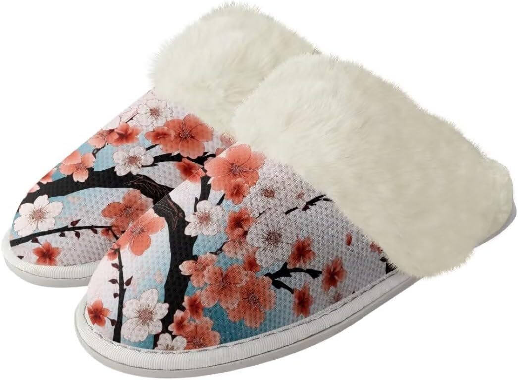 Мягкие домашние тапочки с нескользящей подошвой для женщин и мужчин, унисекс Xixirimido, Cherry Blossom Print
Мягкие домашние тапочки с нескользящей подошвой для женщин и мужчин, унисекс Xixirimido, Cherry Blossom Print