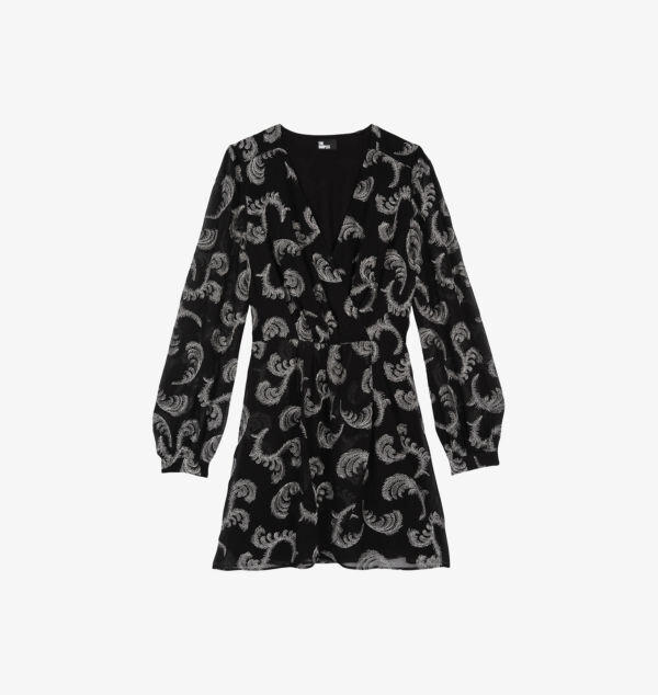 Мини-Платье с длинными рукавами и принтом «Перья» The Kooples, мультиколор
Мини-Платье с длинными рукавами и принтом «Перья» The Kooples, мультиколор