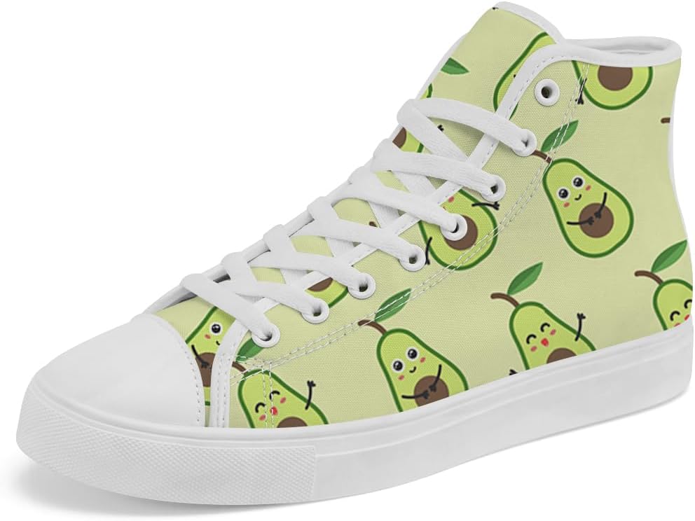Кеды на высокой подошве Chebing с авокадо, тканевые, фруктовый принт, шнуровка, повседневная обувь для женщин и мужчин, зеленый
Кеды на высокой подошве Chebing с авокадо, тканевые, фруктовый принт, шнуровка, повседневная обувь для женщин и мужчин, зеленый