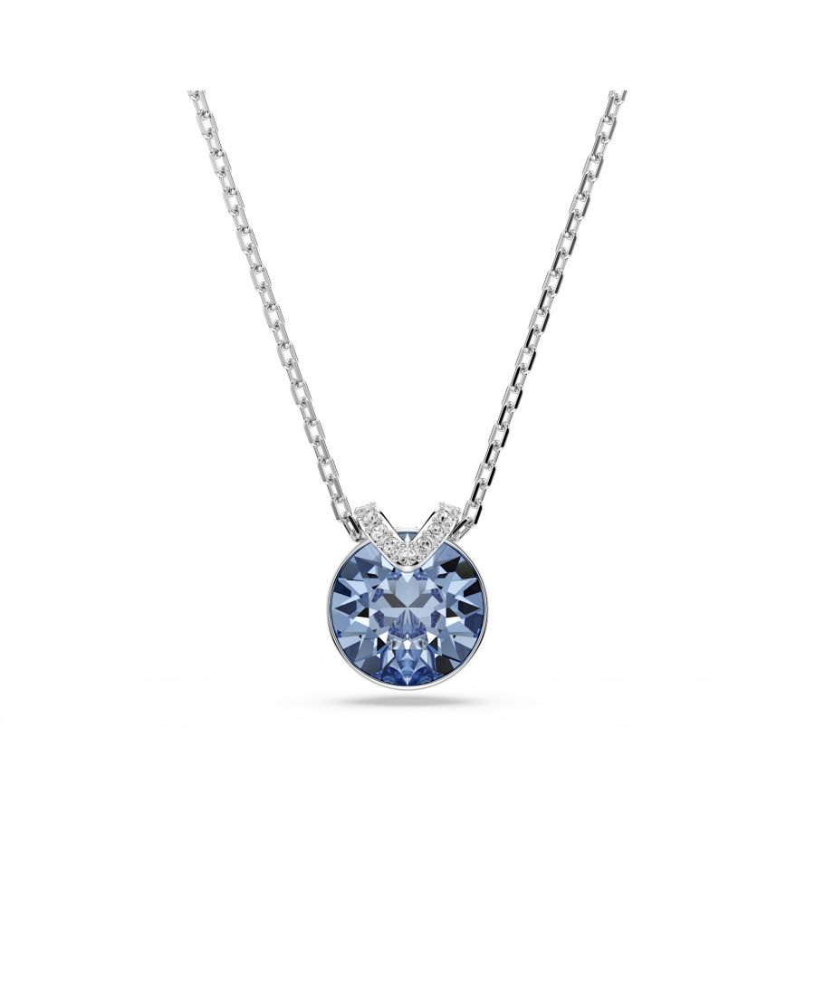 Колье Bella с металлическим V-образным кулоном Swarovski, Blue
Колье Bella с металлическим V-образным кулоном Swarovski, Blue