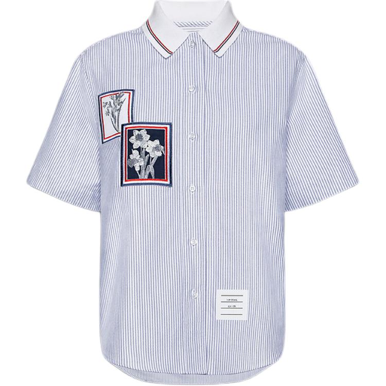 Рубашка с аппликацией THOM BROWNE, синий
Рубашка с аппликацией THOM BROWNE, синий