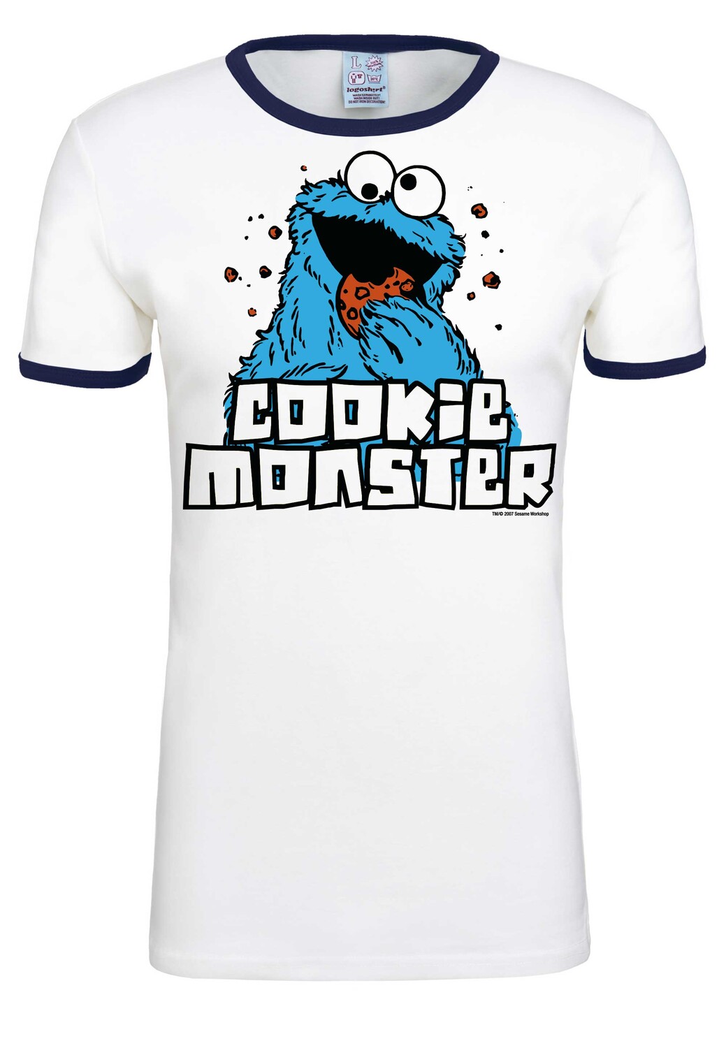 Футболка Logoshirt Sesamstrasse Krümelmonster, цвет altweiss/dunkelblau
Футболка Logoshirt Sesamstrasse Krümelmonster, цвет altweiss/dunkelblau
