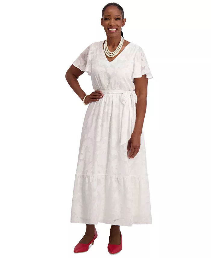 Платье с расклешенными рукавами и завышенной талией, Regular & Plus Kasper, белый
Платье с расклешенными рукавами и завышенной талией, Regular & Plus Kasper, белый