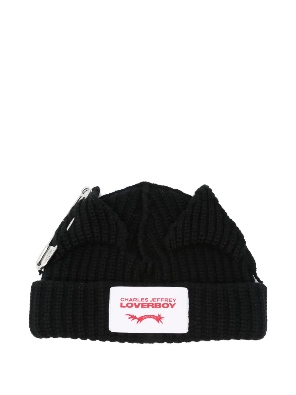 Шапка-бини из шерстяной смеси с булавкой Charles Jeffrey Loverboy, черный
Шапка-бини из шерстяной смеси с булавкой Charles Jeffrey Loverboy, черный