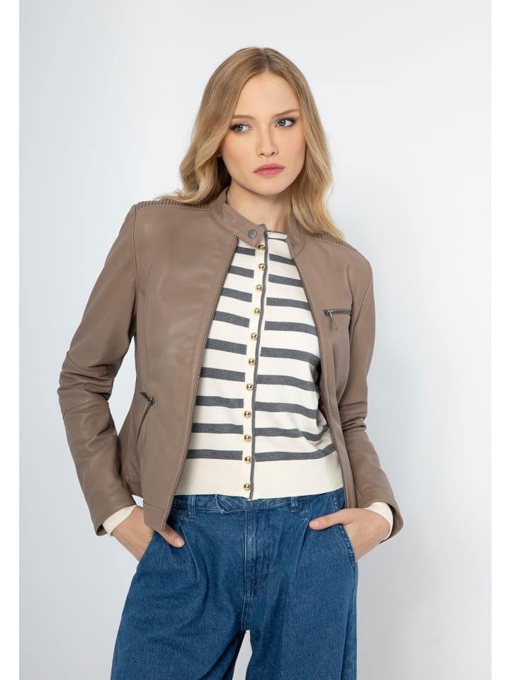 Кожаная куртка Wittchen Jacket, цвет Dark beige 
Кожаная куртка Wittchen Jacket, цвет Dark beige