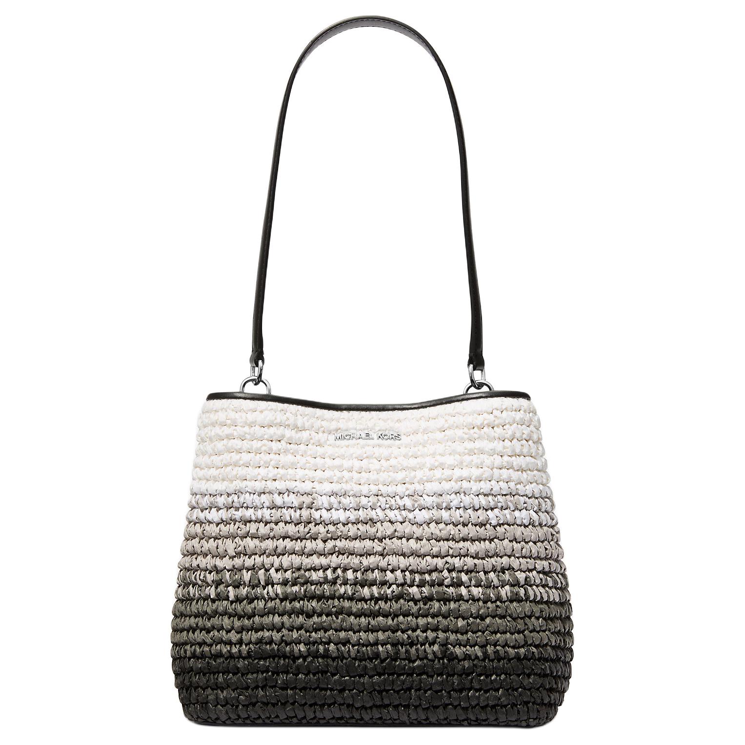 MICHAEL KORS Сумка через плечо Pratt Straw Woven Medium, женская, черная
MICHAEL KORS Сумка через плечо Pratt Straw Woven Medium, женская, черная