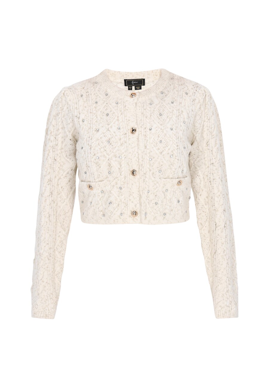 Вязаный кардиган faina, от белого
Вязаный кардиган faina, от белого