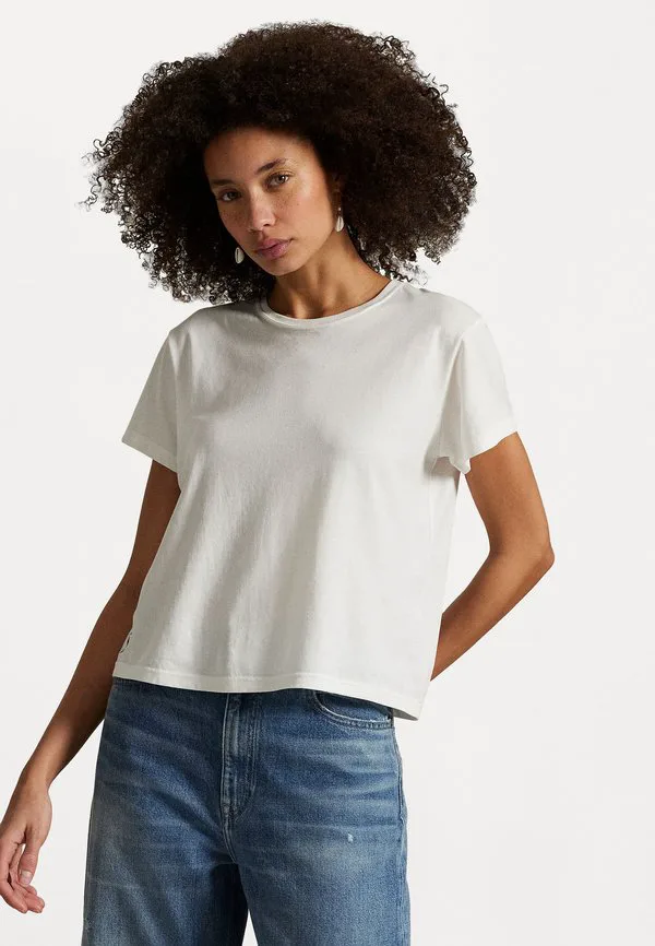 Классическая футболка из трикотажа укороченного кроя, базовая футболка. Polo Ralph Lauren, White, Белый, Классическая футболка из трикотажа укороченного кроя, базовая футболка. Polo Ralph Lauren, White
Классическая футболка из трикотажа укороченного кроя, базовая футболка. Polo Ralph Lauren, White, Белый, Классическая футболка из трикотажа укороченного кроя, базовая футболка. Polo Ralph Lauren, White
