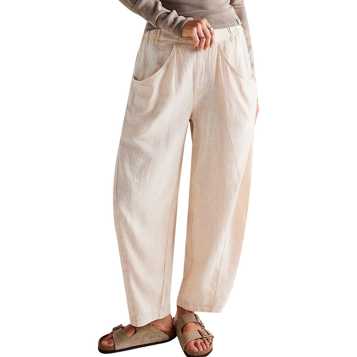 Брюки high road с эффектом бочонка Free People, цвет birch
Брюки high road с эффектом бочонка Free People, цвет birch