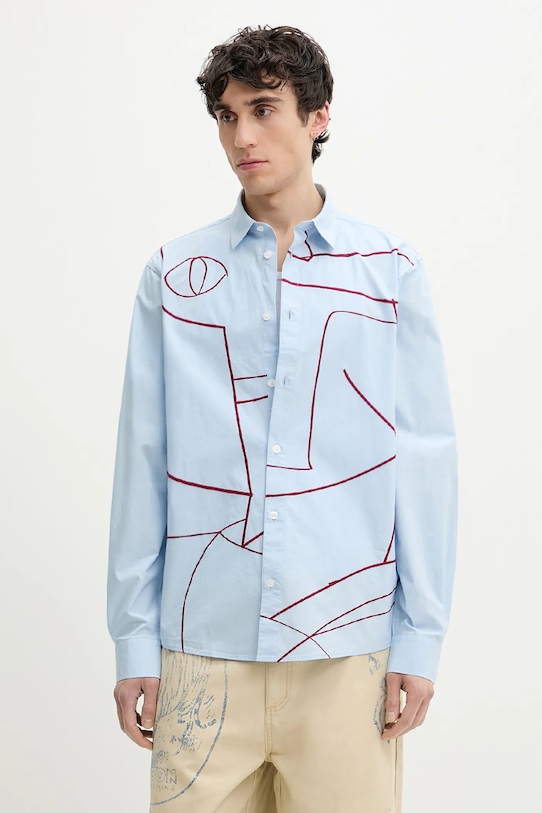 Хлопковая рубашка EMBRO Desigual, синий
Хлопковая рубашка EMBRO Desigual, синий