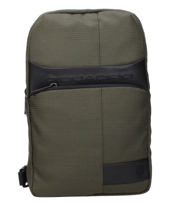 Зеленая тканевая сумка через плечо с логотипом Piquadro, зеленый
Зеленая тканевая сумка через плечо с логотипом Piquadro, зеленый