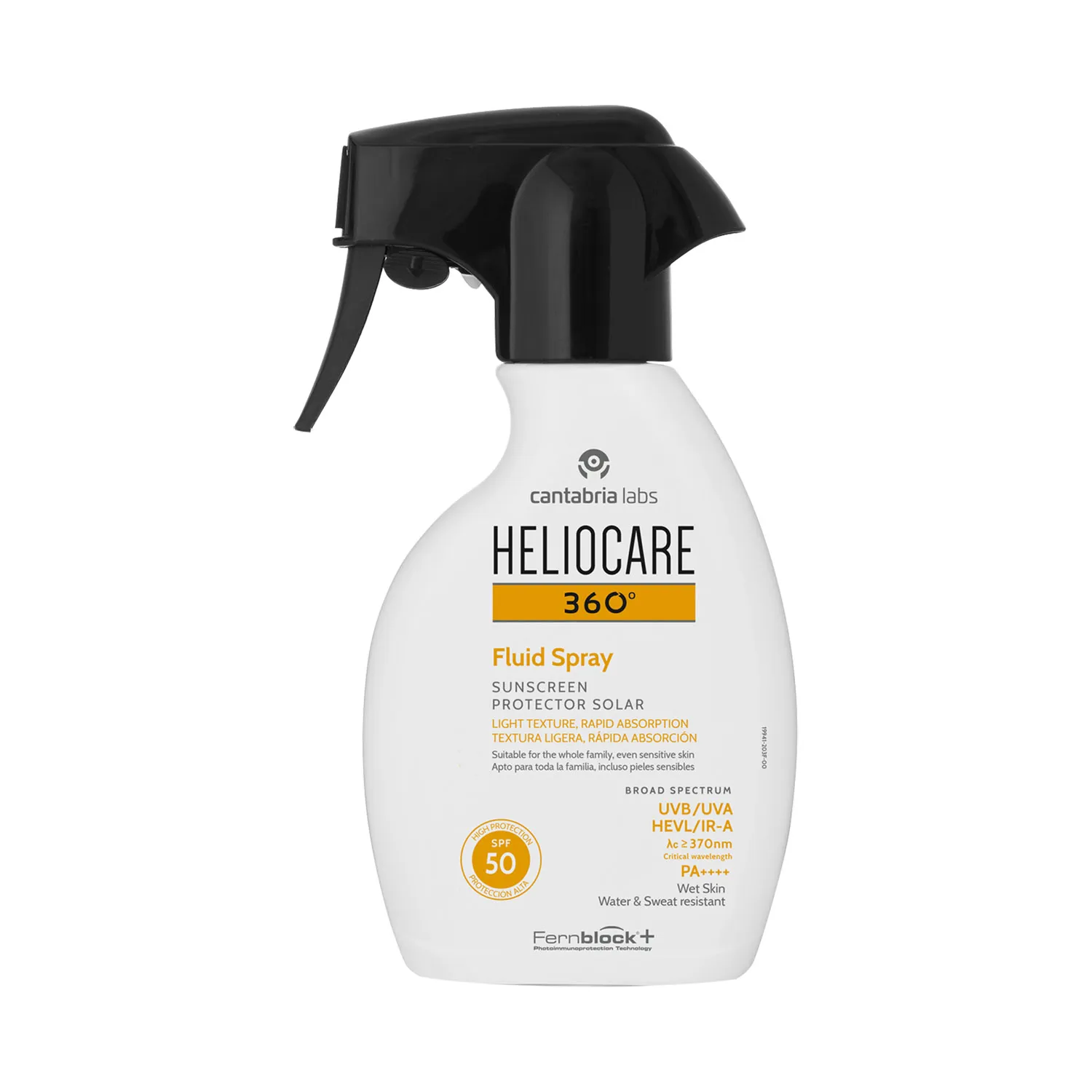 Heliocare 360° Fluid Body Spray SPF50 250 мл Фотозащитное средство для тела
Heliocare 360° Fluid Body Spray SPF50 250 мл Фотозащитное средство для тела