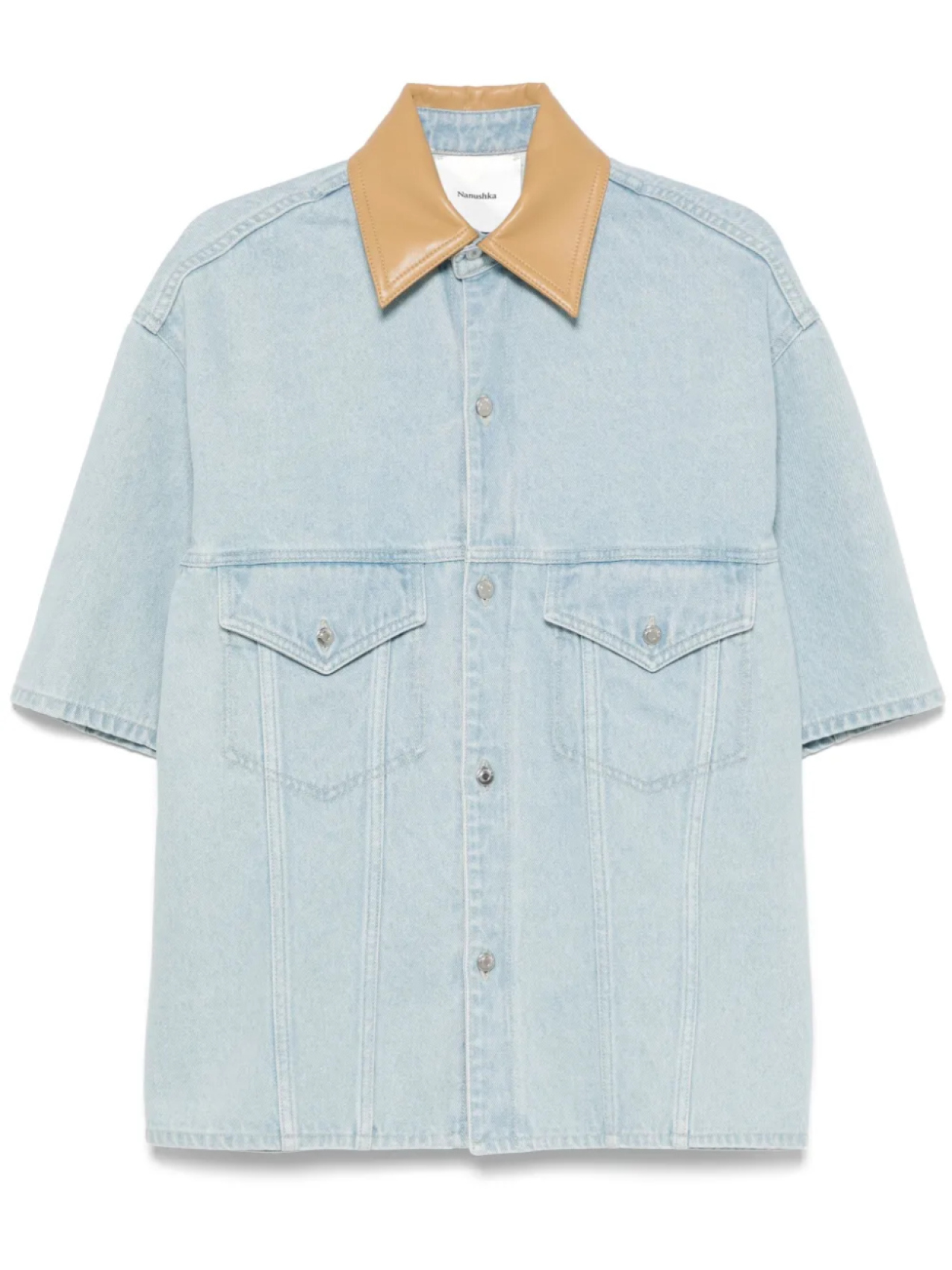Nanushka джинсовая рубашка, синий
Nanushka джинсовая рубашка, синий