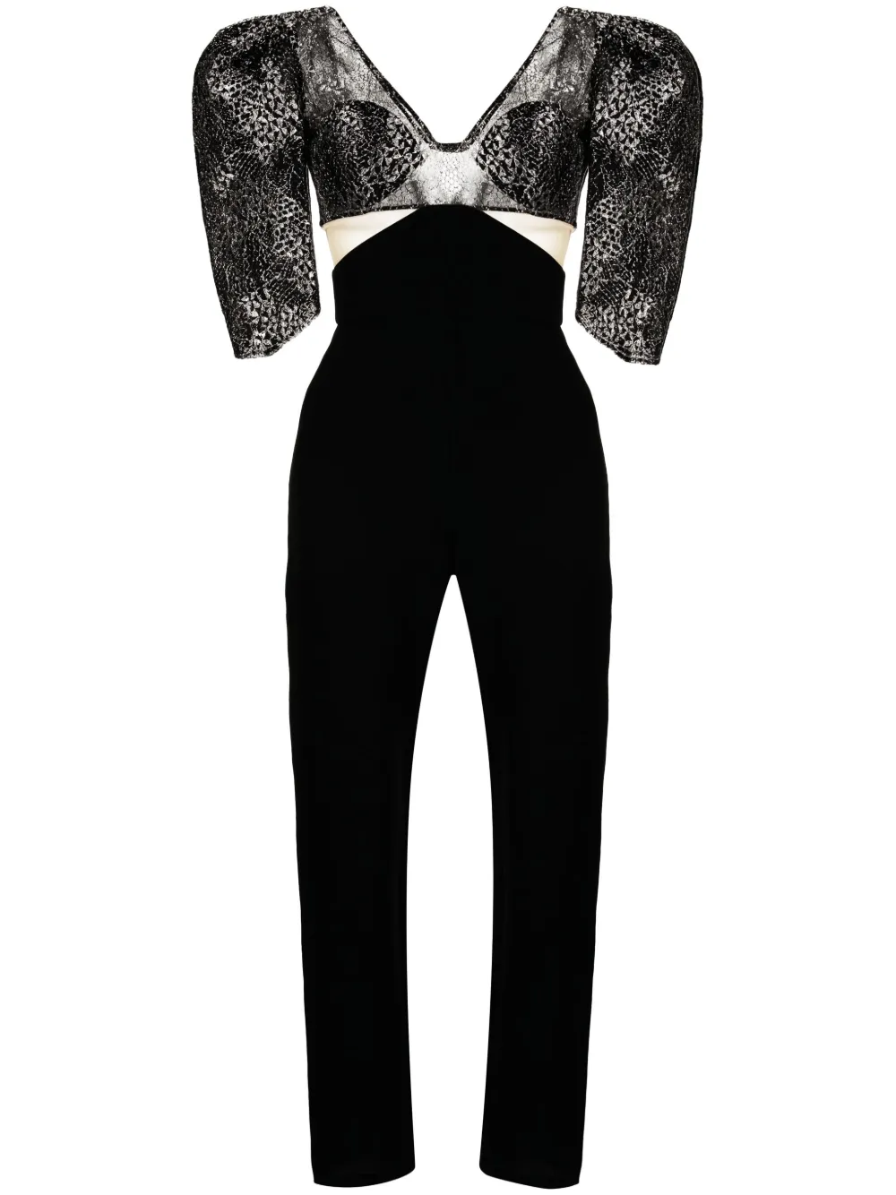 Креповый комбинезон Mikado со вставками Saiid Kobeisy, черный
Креповый комбинезон Mikado со вставками Saiid Kobeisy, черный