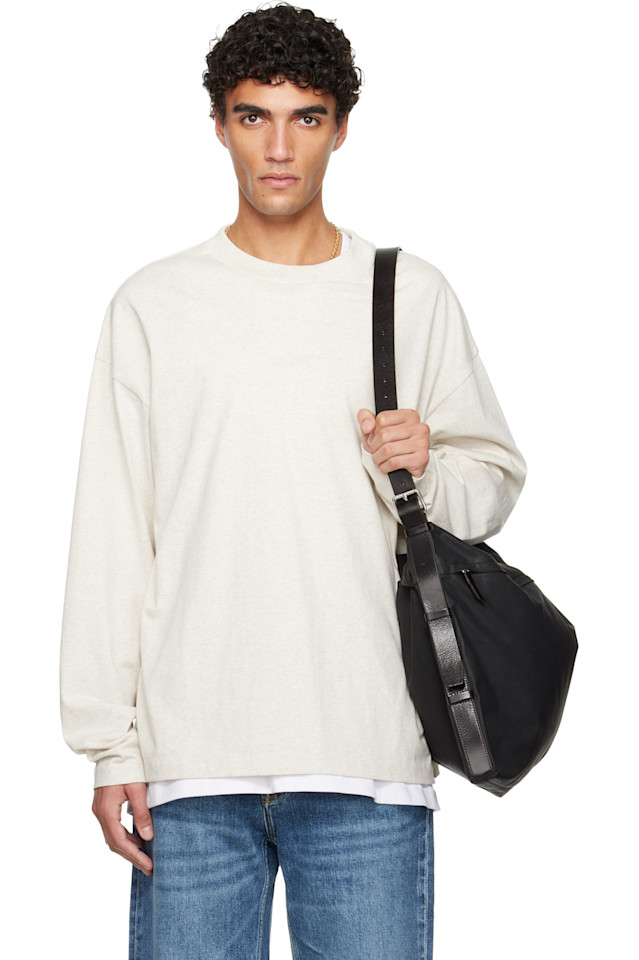 Fear Of God Essentials Классическая футболка с длинными рукавами Off-White с вышивкой к праздникам
Fear Of God Essentials Классическая футболка с длинными рукавами Off-White с вышивкой к праздникам