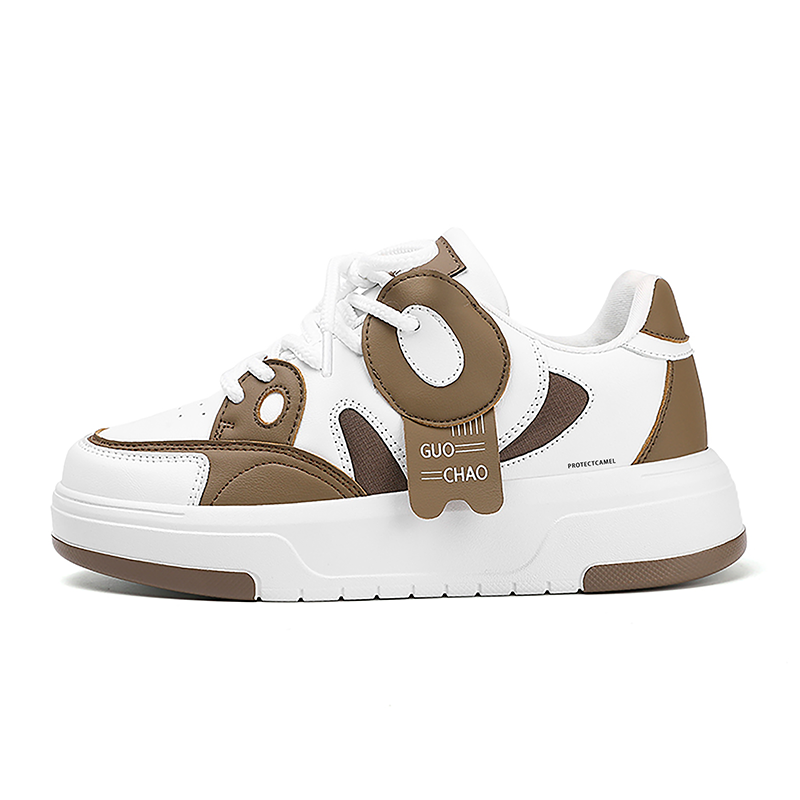 Детские кроссовки для скейтбординга с амортизацией, износостойкостью, балансировкой и низким верхом для подростков PROTECTCAMEL, белый/коричневый
Детские кроссовки для скейтбординга с амортизацией, износостойкостью, балансировкой и низким верхом для подростков PROTECTCAMEL, белый/коричневый