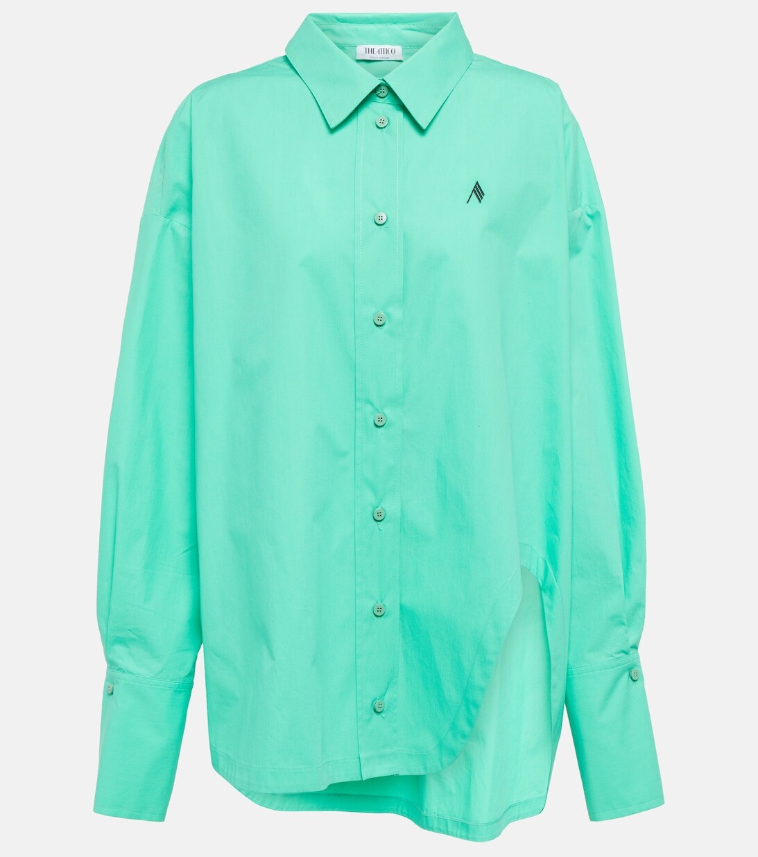 Рубашка Diana из хлопковой парусины THE ATTICO, зеленый
Рубашка Diana из хлопковой парусины THE ATTICO, зеленый