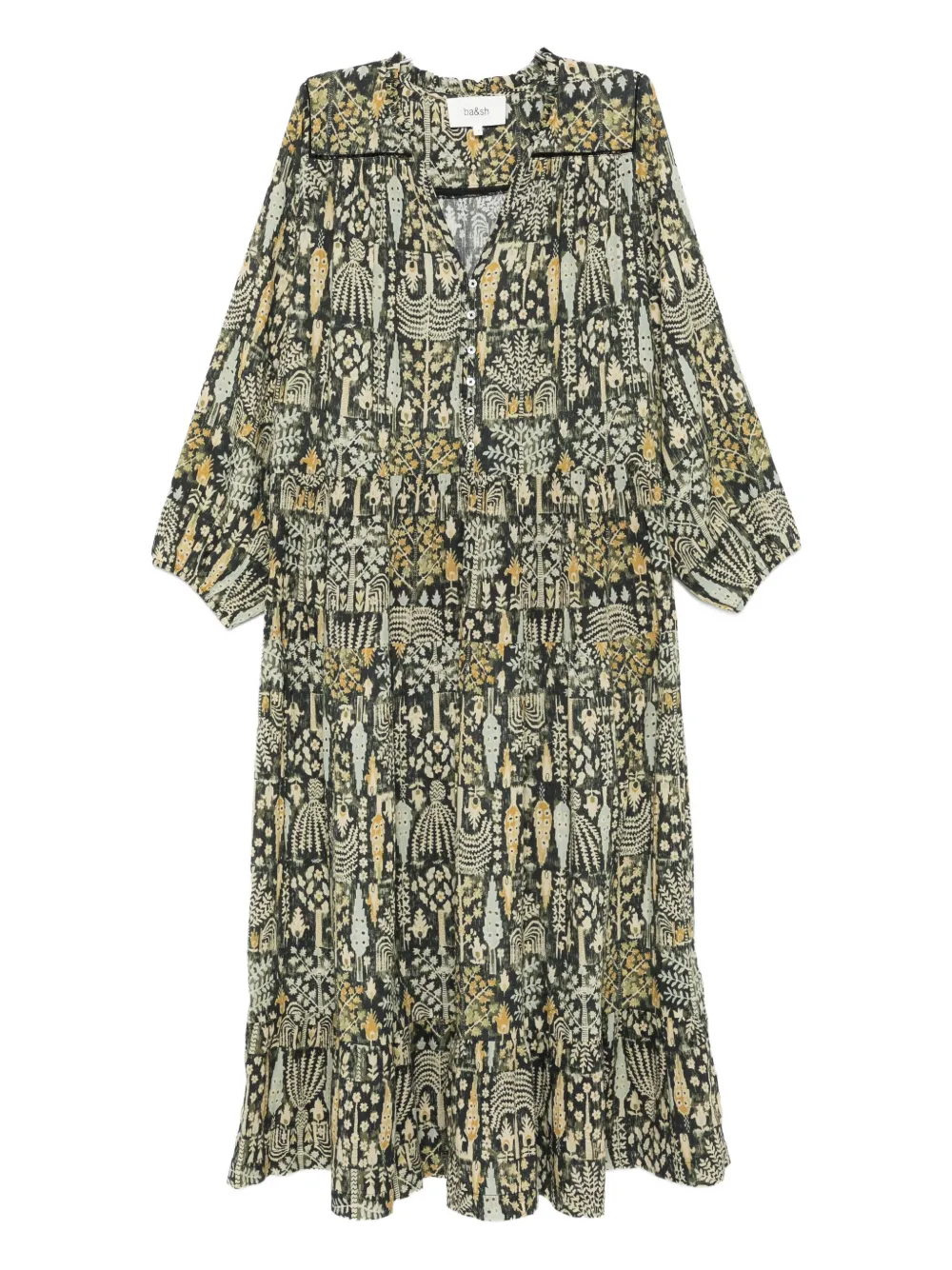 Платье миди Pidola с принтом Ba&Sh, зеленый
Платье миди Pidola с принтом Ba&Sh, зеленый