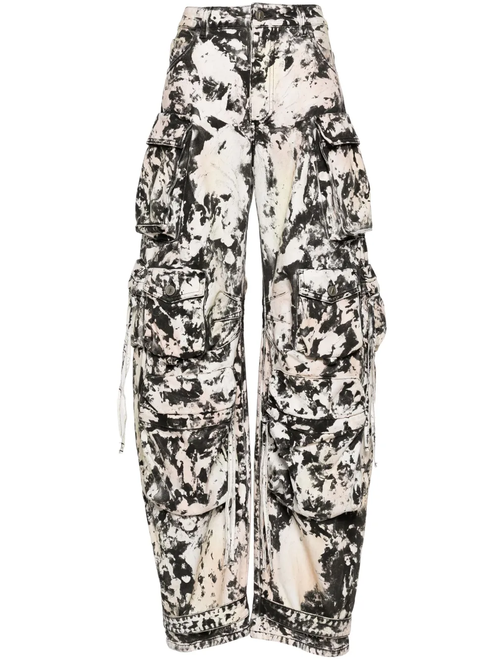 Широкие джинсы карго Fern с принтом The Attico, черный
Широкие джинсы карго Fern с принтом The Attico, черный