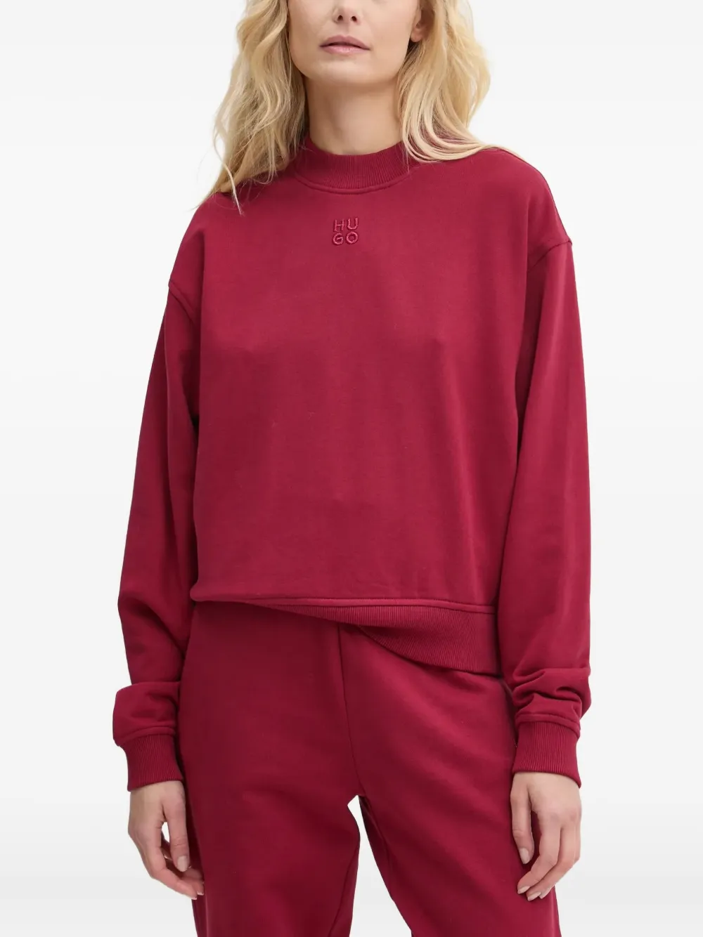 Толстовка с вышитым логотипом Hugo, красный
Толстовка с вышитым логотипом Hugo, красный