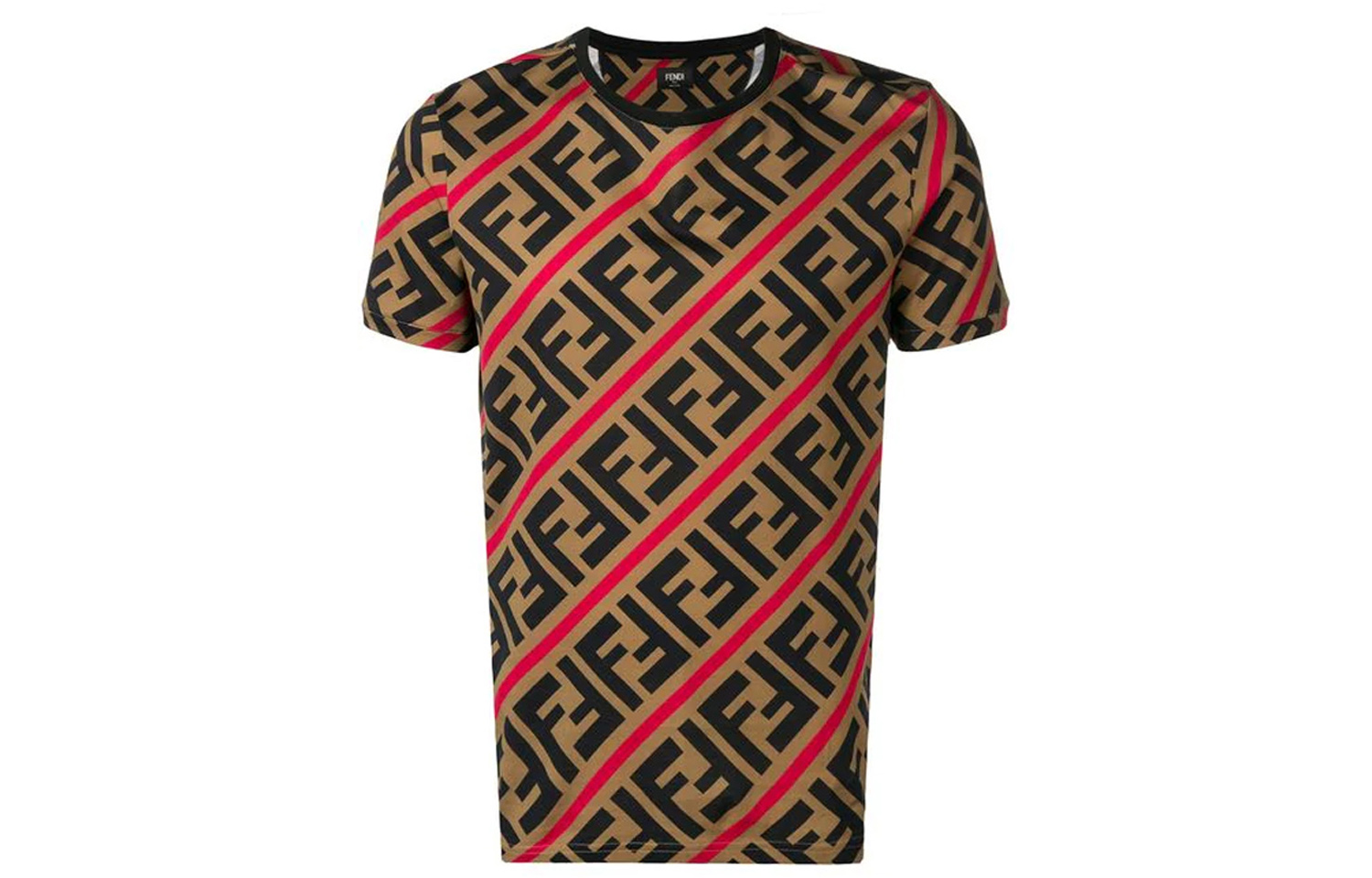 Футболка с принтом Monogram FENDI, коричневая
Футболка с принтом Monogram FENDI, коричневая