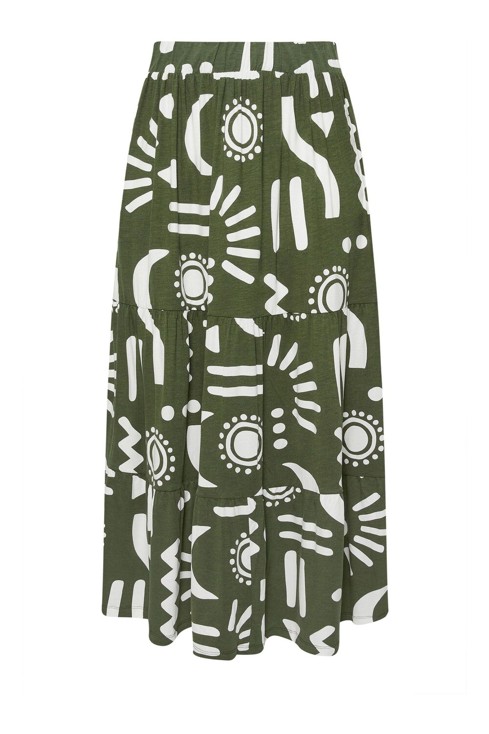 Юбка макси с абстрактным галстуком Yours Curve, зеленый
Юбка макси с абстрактным галстуком Yours Curve, зеленый