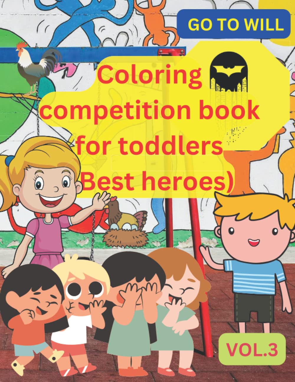 Coloring competition book for toddlers (Best heroes) vol.3: 8.5 x 11 inches , 21.59 x 27.94 cm pages , 106 pages .. Coloring book pattern design in matte cover (Independently published)
Coloring competition book for toddlers (Best heroes) vol.3: 8.5 x 11 inches , 21.59 x 27.94 cm pages , 106 pages .. Coloring book pattern design in matte cover (Independently published)