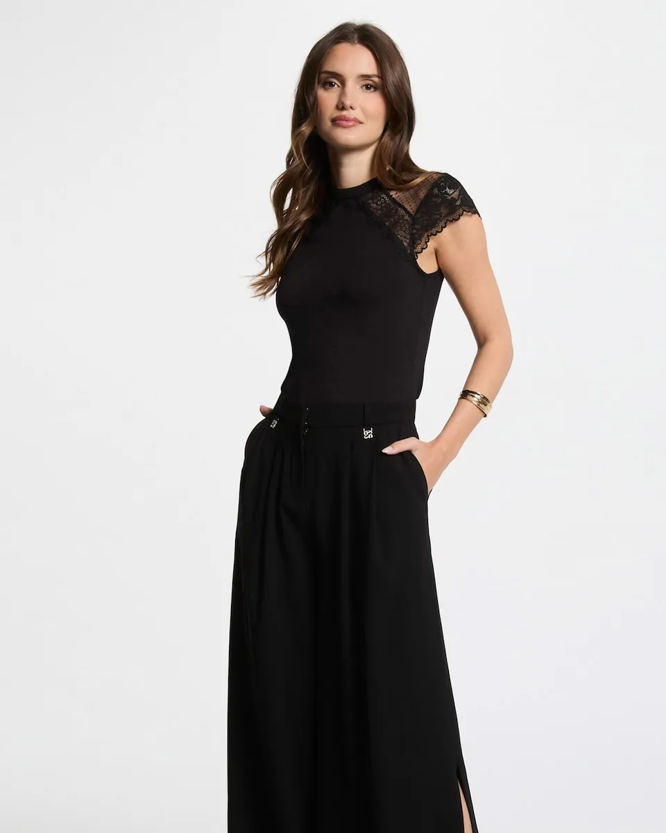 Женская футболка с коротким рукавом Morgan, черный
Женская футболка с коротким рукавом Morgan, черный