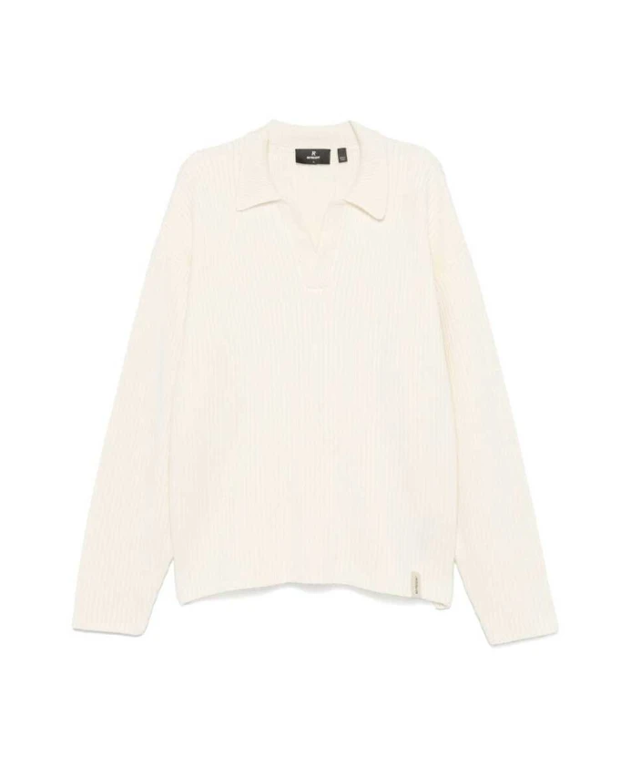 Белый ребристый вязаный свитер Represent, белый
Белый ребристый вязаный свитер Represent, белый