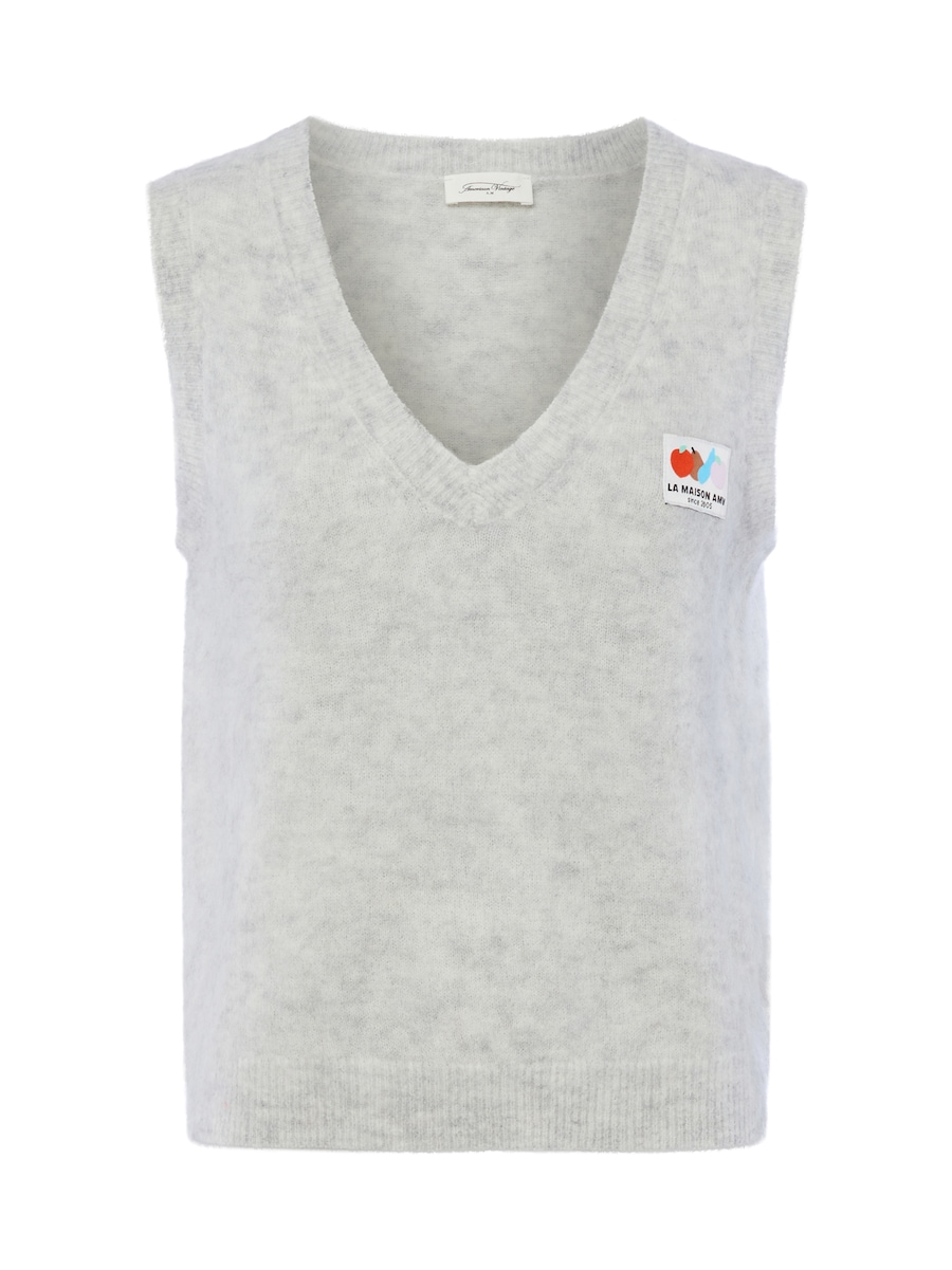 Вязаный кардиган AMERICAN VINTAGE Nenybay, светло-серый
Вязаный кардиган AMERICAN VINTAGE Nenybay, светло-серый