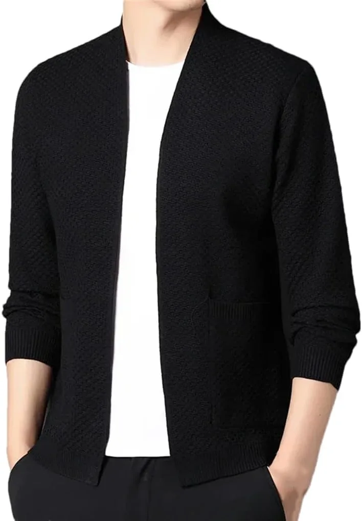Мужской кардиган V-образного выреза ретро однотонный
Мужской кардиган V-образного выреза ретро однотонный