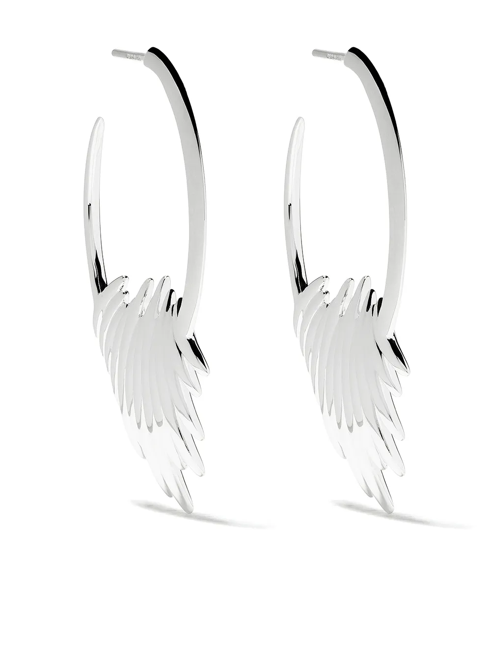 Серьги-кольца Quill Shaun Leane, серебристый
Серьги-кольца Quill Shaun Leane, серебристый