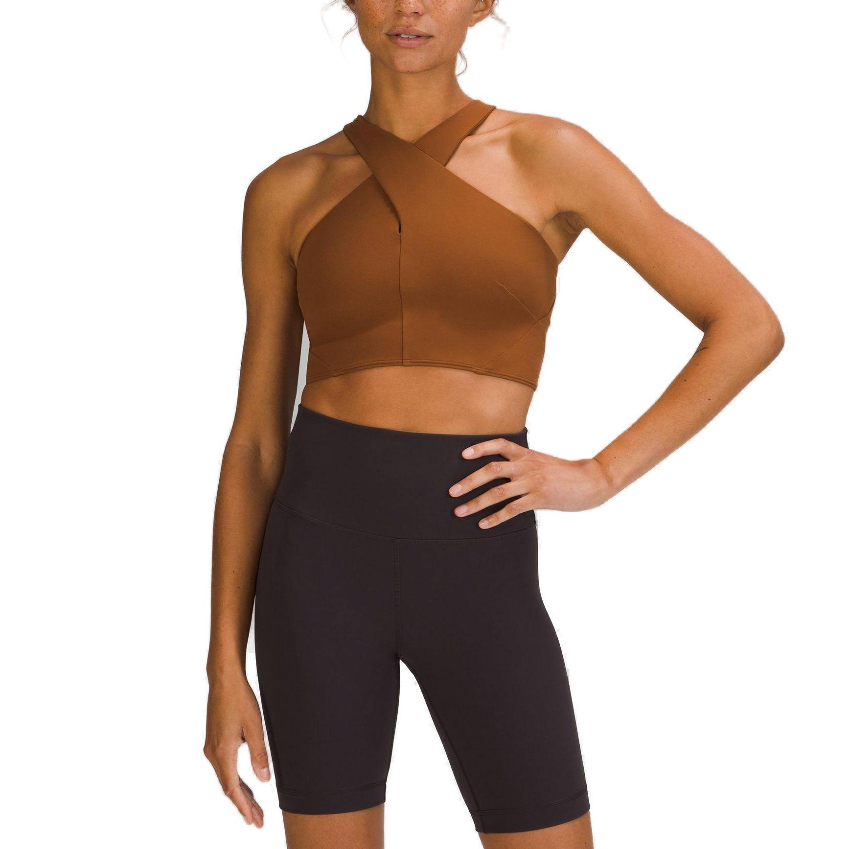 Облегающее спортивное белье с запахом Lululemon Медно-коричневый
Облегающее спортивное белье с запахом Lululemon Медно-коричневый