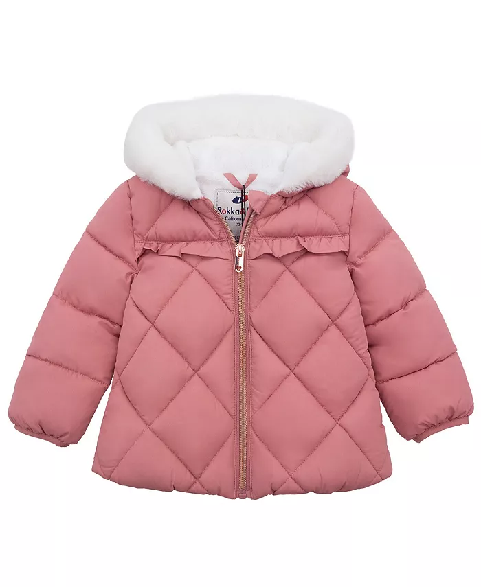 Детская утепленная куртка с капюшоном и мягкой подкладкой для девочек Rokka&Rolla, розовый
Детская утепленная куртка с капюшоном и мягкой подкладкой для девочек Rokka&Rolla, розовый