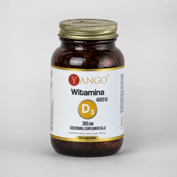 Янго, Витамин D3 4000 МЕ на 365 дней, БАД, 365 капсул Inna Marka
Янго, Витамин D3 4000 МЕ на 365 дней, БАД, 365 капсул Inna Marka